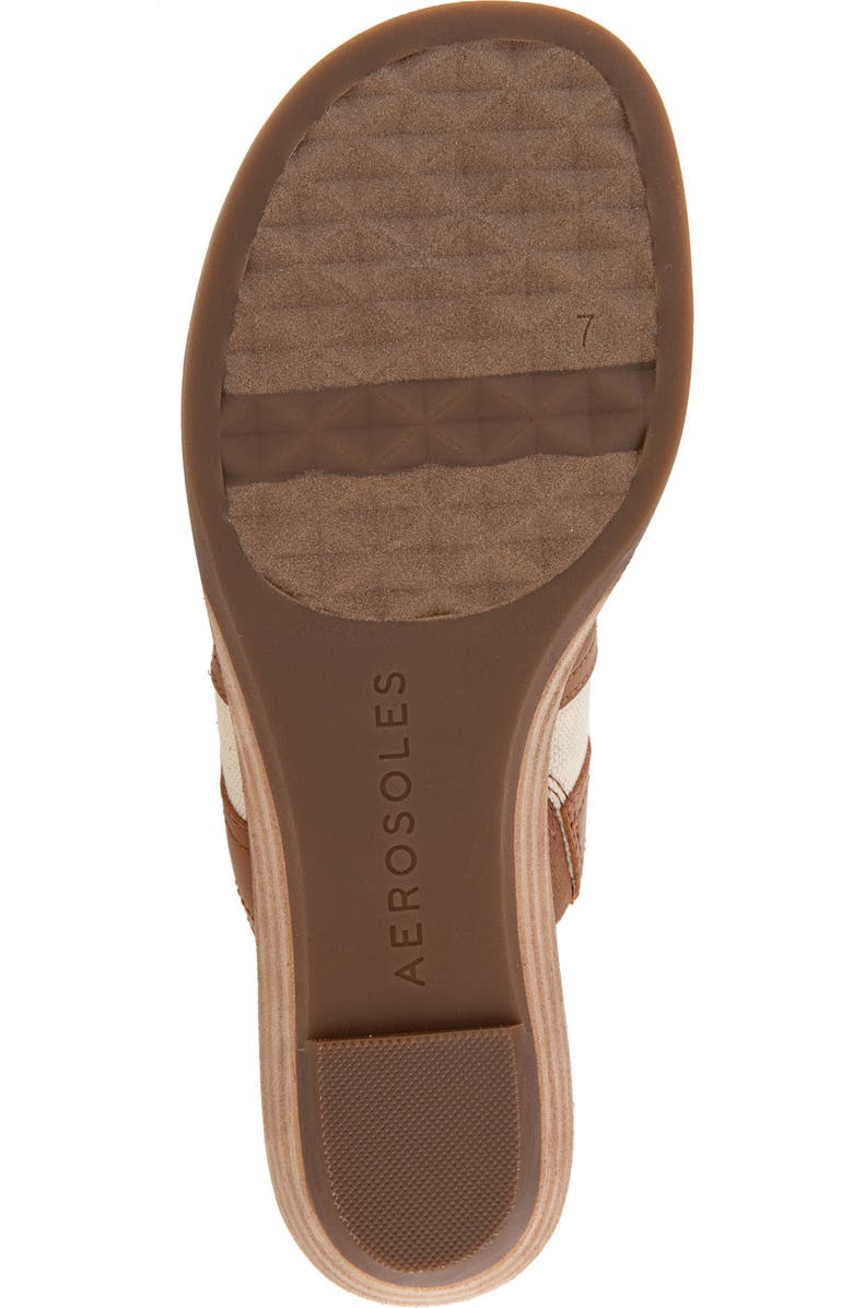 Aerosoles Gesa Thong Sandal, Alternate, color, Natural/ Tan Canvas