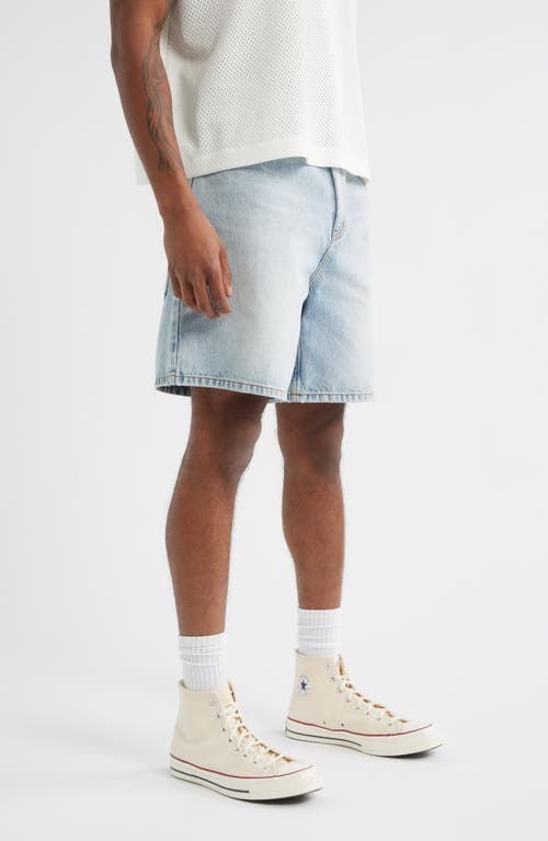 Elwood Trail Cotton Denim Shorts In Blue