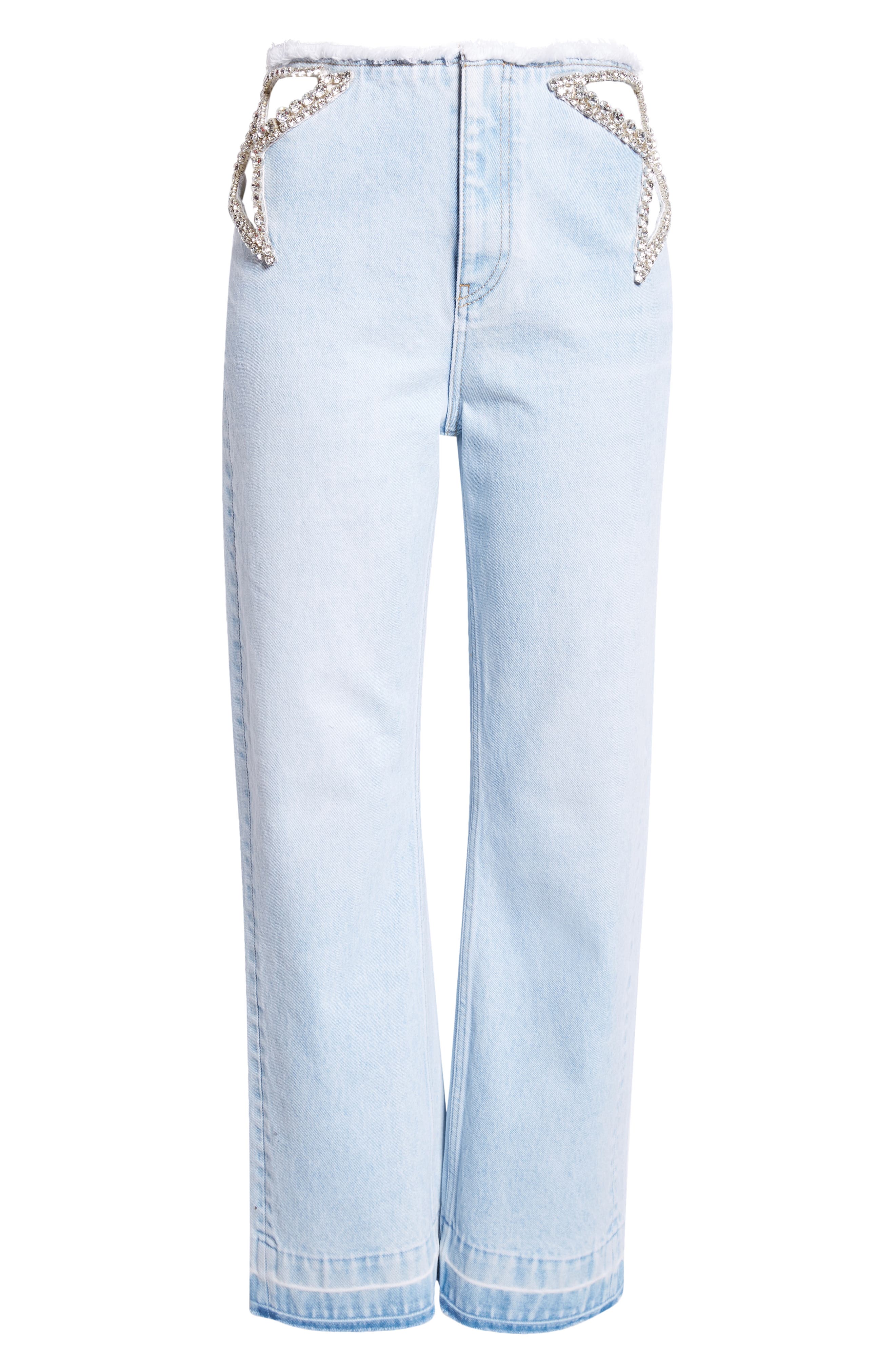 Crystal Star Cutout Denim Jeans (Women) | Nordstrom