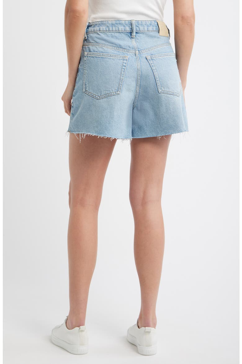 Denim Shorts, Alternate, color, LIGHT BLUE