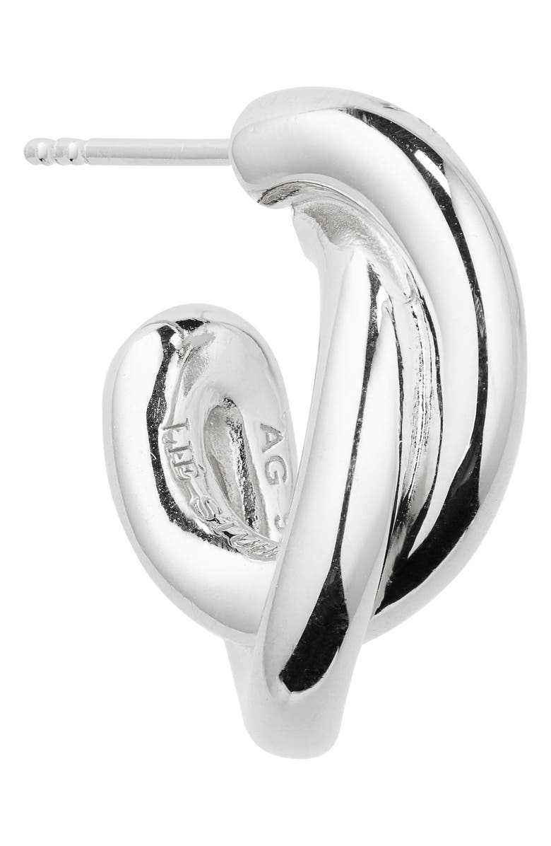 Lié Studio The Diana Hoop Earrings, Alternate, color, 925 Sterling Silver