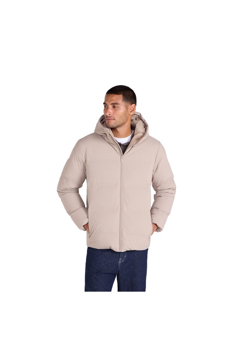 Tech Down Jacket, Main, color, Beige