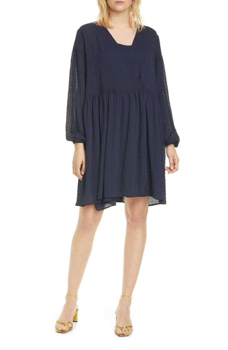 Samsøe Samsøe Jolie Long Sleeve Oversize Dress, Main, color, 