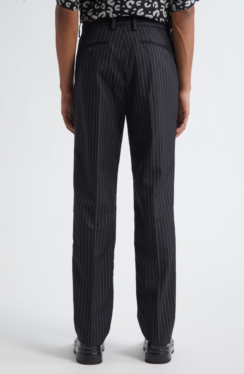TAKAHIROMIYASHITA TheSoloist. Type 04 Plain Front Pants, Alternate, color, Black X White Chalk Stripe