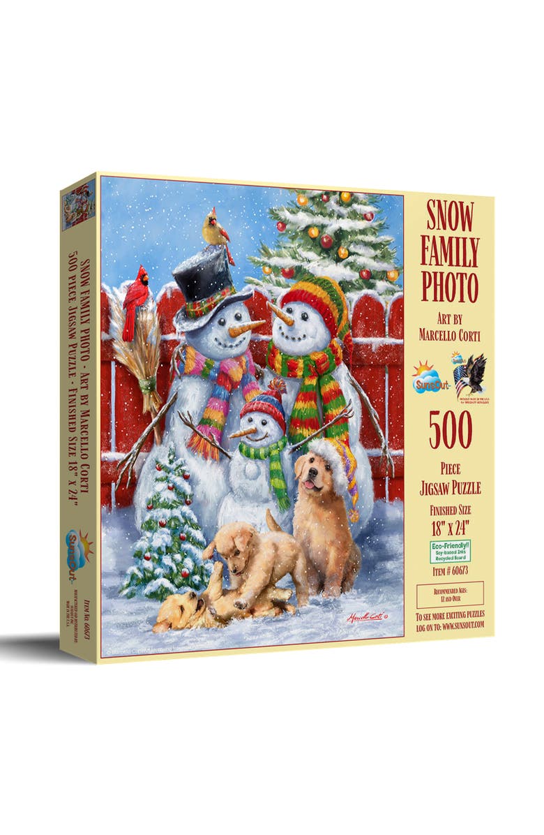 Sunsout Catching Up 500 piece Jigsaw Puzzle for Adults, Main, color, Multicolor