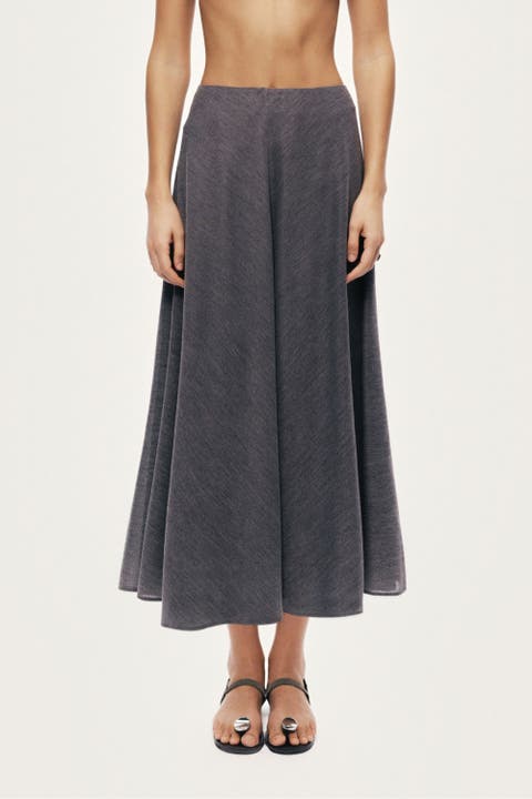 Flowing Midi Skirt