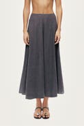 Nocturne Flowing Midi Skirt