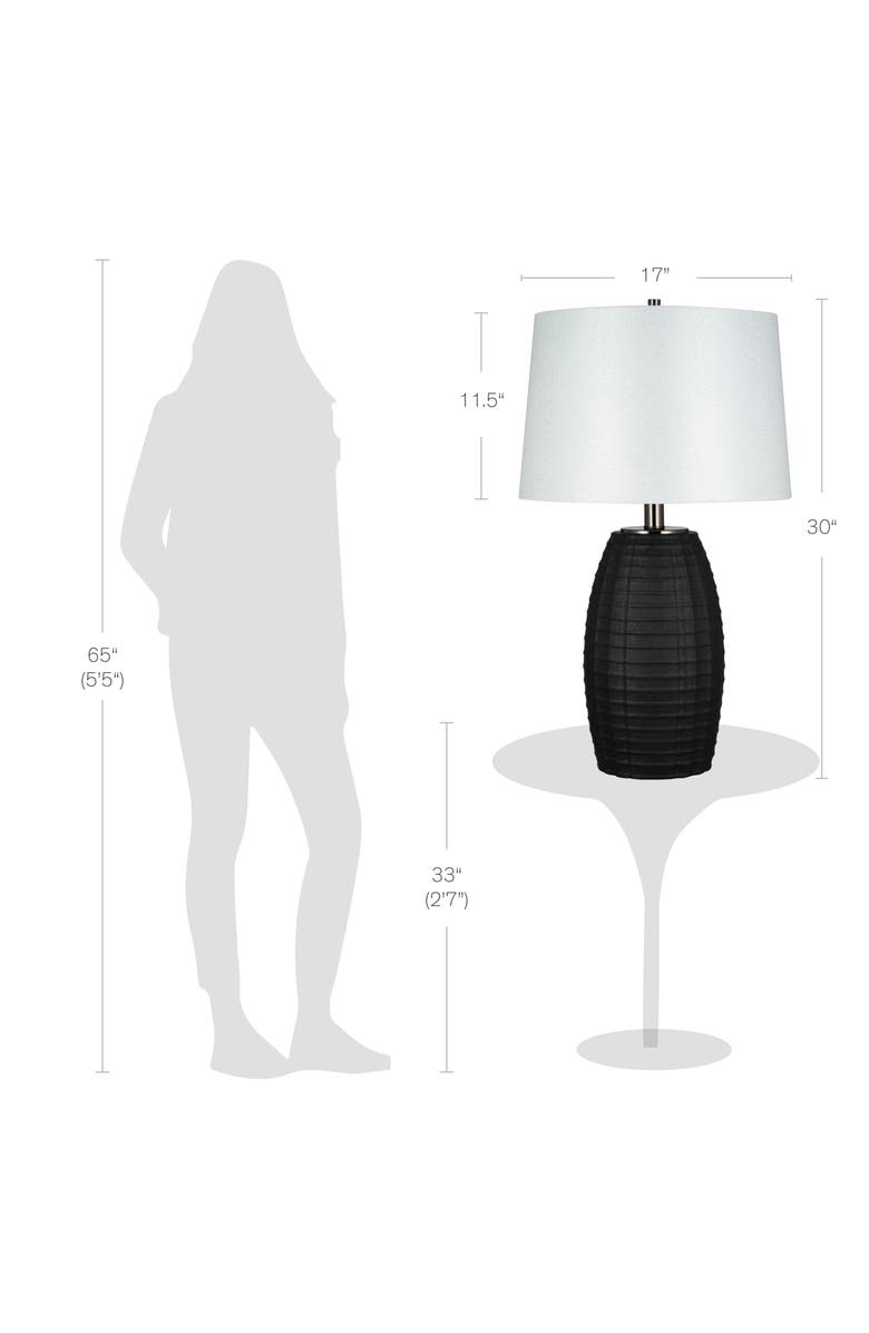 JAlexander Lighting Textured Table Lamp, Alternate, color,