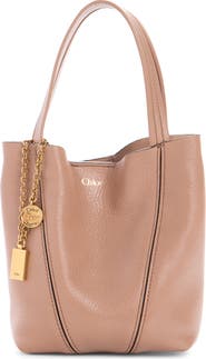 Chloé Small Spin Leather Crossbody Tote