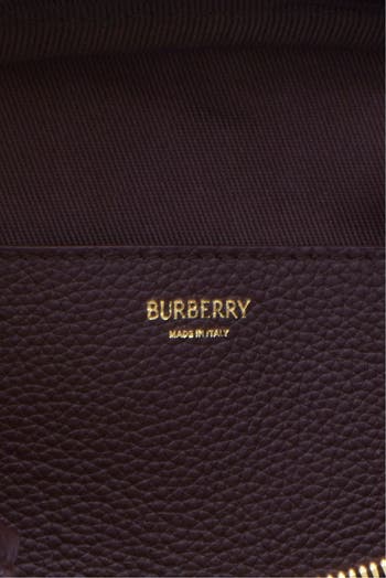 【関税＆送料込み】Burberry 'Highlands' Leather Blend Bowli Burberry Leather Bridle Alchester Medium Bowling Bag (SHF