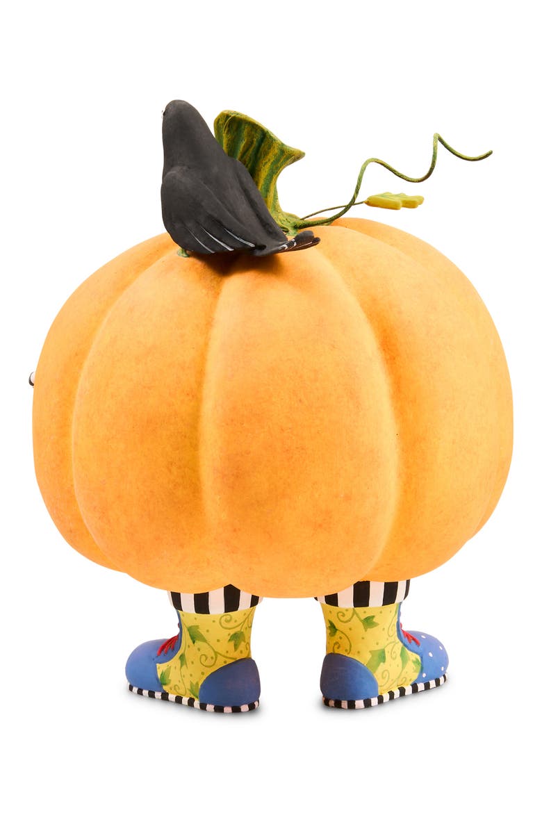Patience Brewster Corbet Pumpkin Ornament, Alternate, color, ORANGE