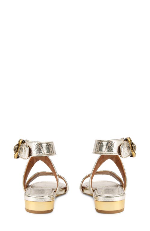 Kurt Geiger London Mayfair Strappy Sandal In Silver