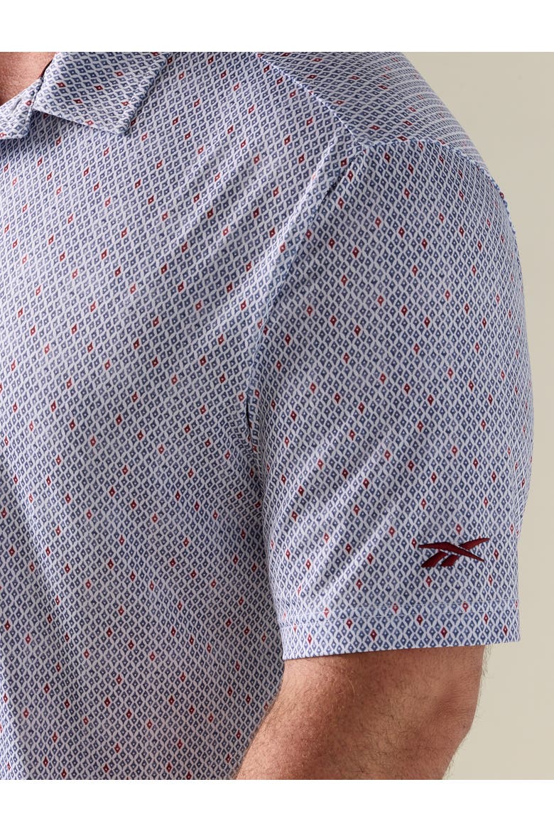 Big & Tall Contrast Shark-Tooth Polo Shirt, Alternate, color, LEGACY BLUE