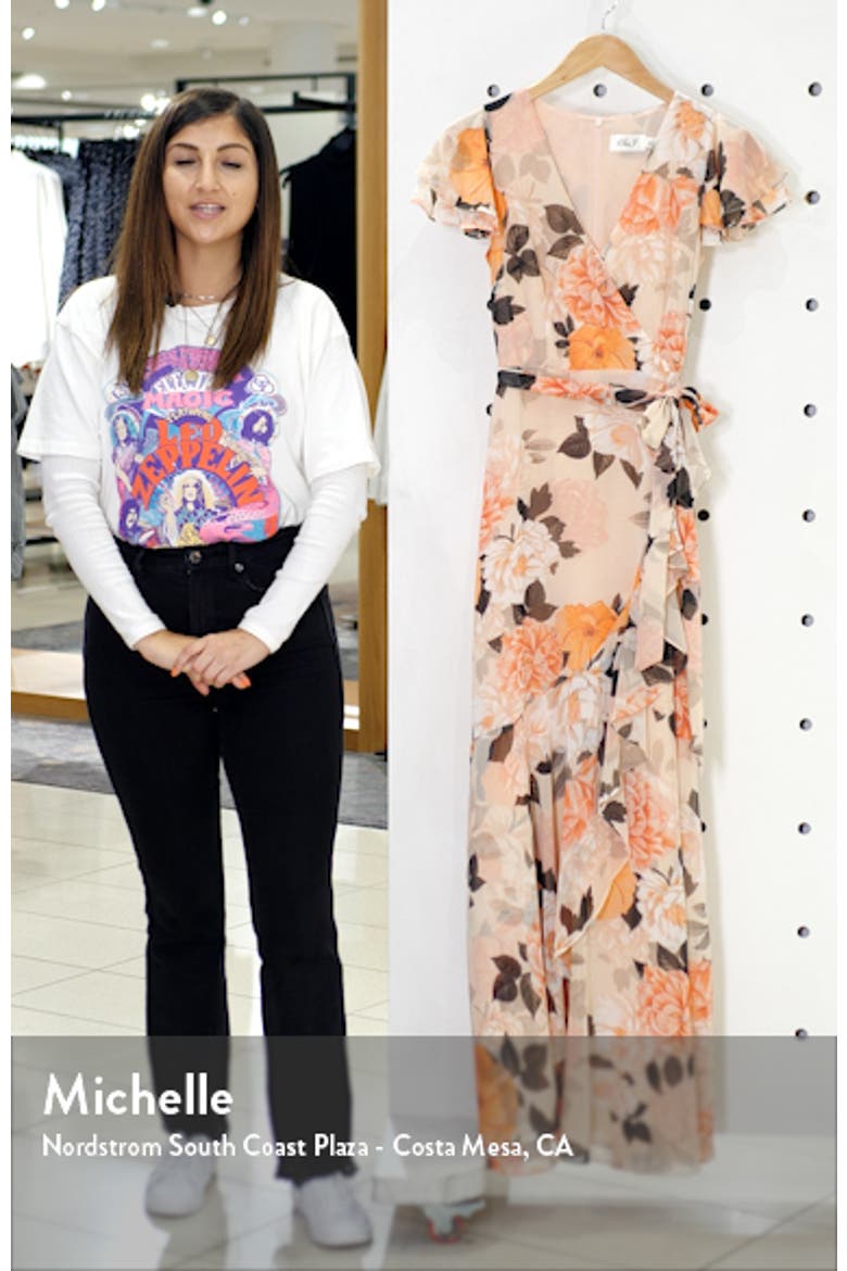 Faux Wrap Maxi Dress video