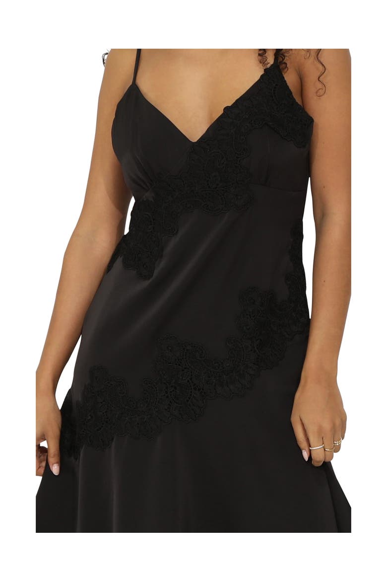 Real Love Slip Dress, Alternate, color, Black