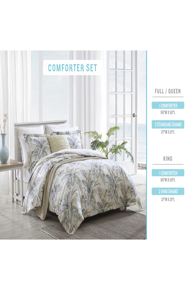Tommy Bahama Bakers Bluff Duvet Cover & Sham Set, Alternate, color, Silver Blue