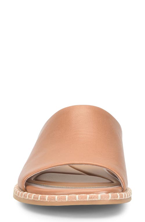 Söfft Noble Leather Sandal In Sand