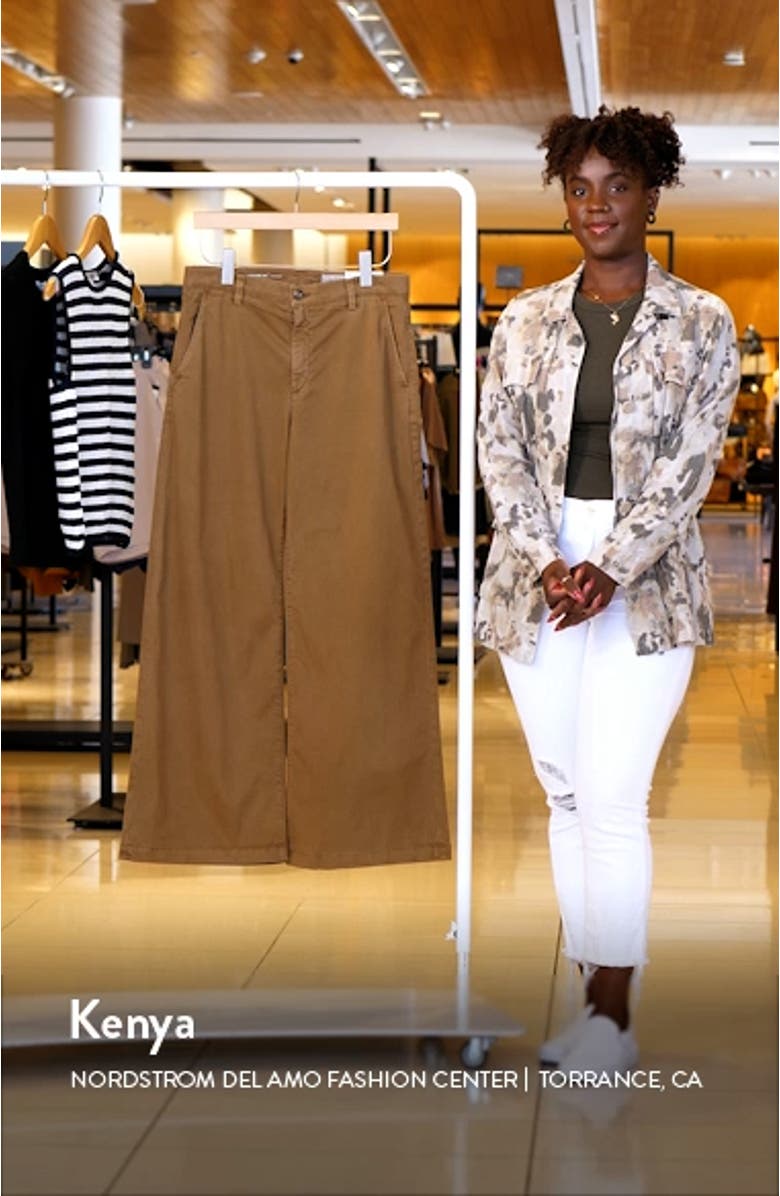 Caden Twill Wide Leg Pants, sales video thumbnail