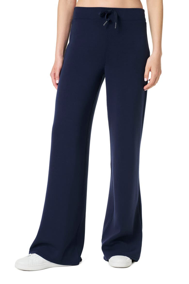 AirEssentials® Pull-On Wide Leg Pants, Main, color, TIMELESS NAVY