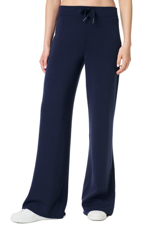Spanx Airessentials Wide Leg Pant In Timeless Navy In Blue