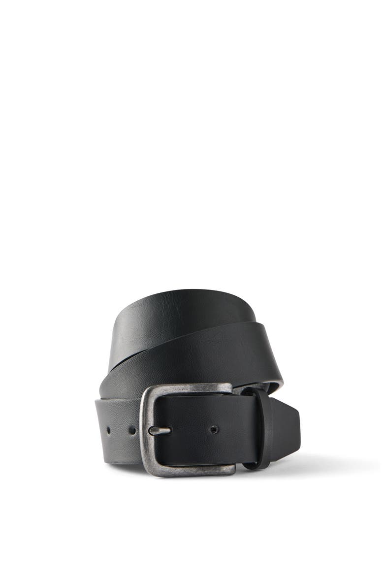 Men's Buckle Belt, Alternate, color, Black Burnished Silver
