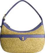 Tommy Bahama Soft Straw Zip-Top Hobo