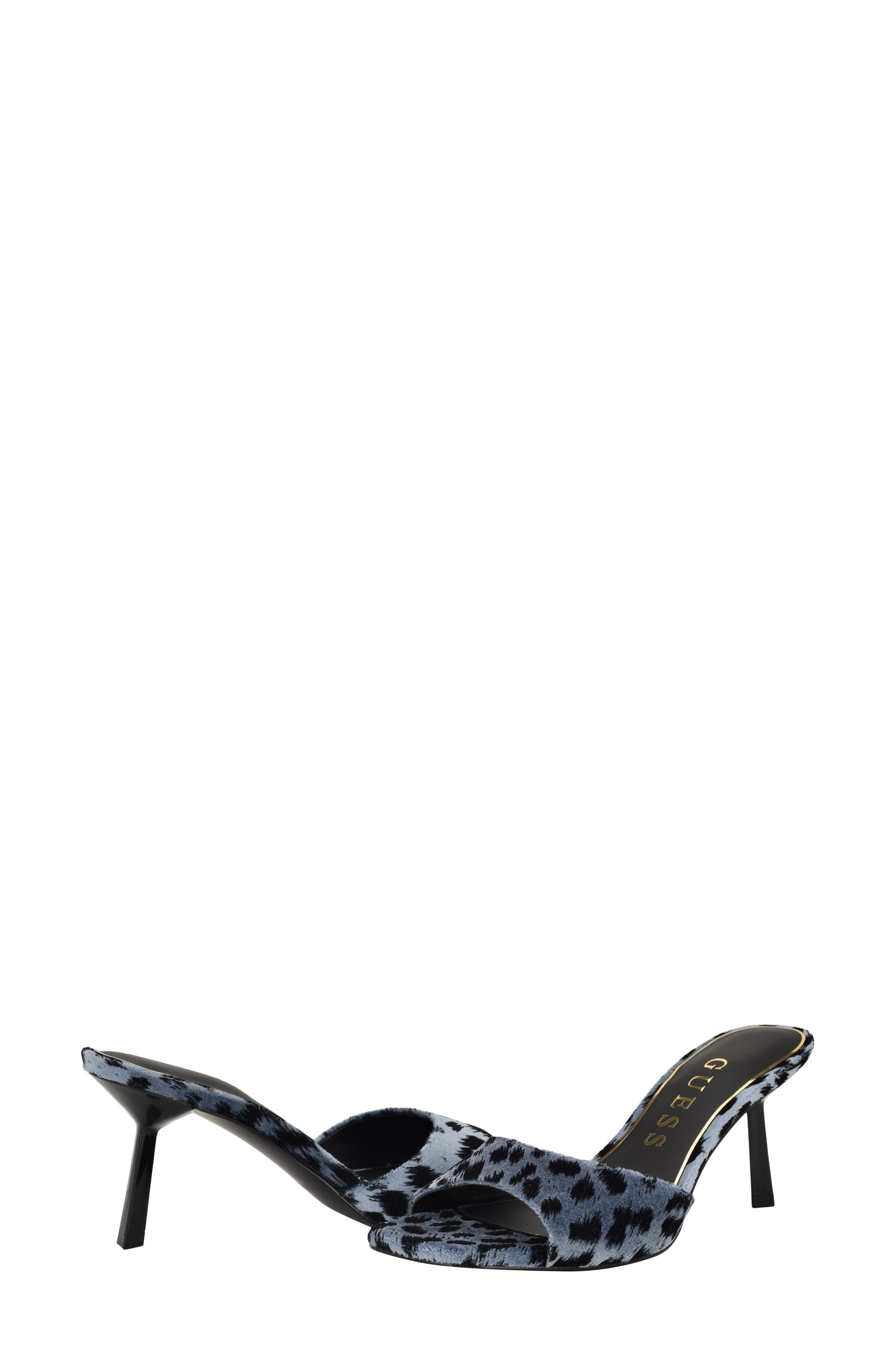 GUESS Carisse Spot Slide Sandal, Alternate, color, Blue