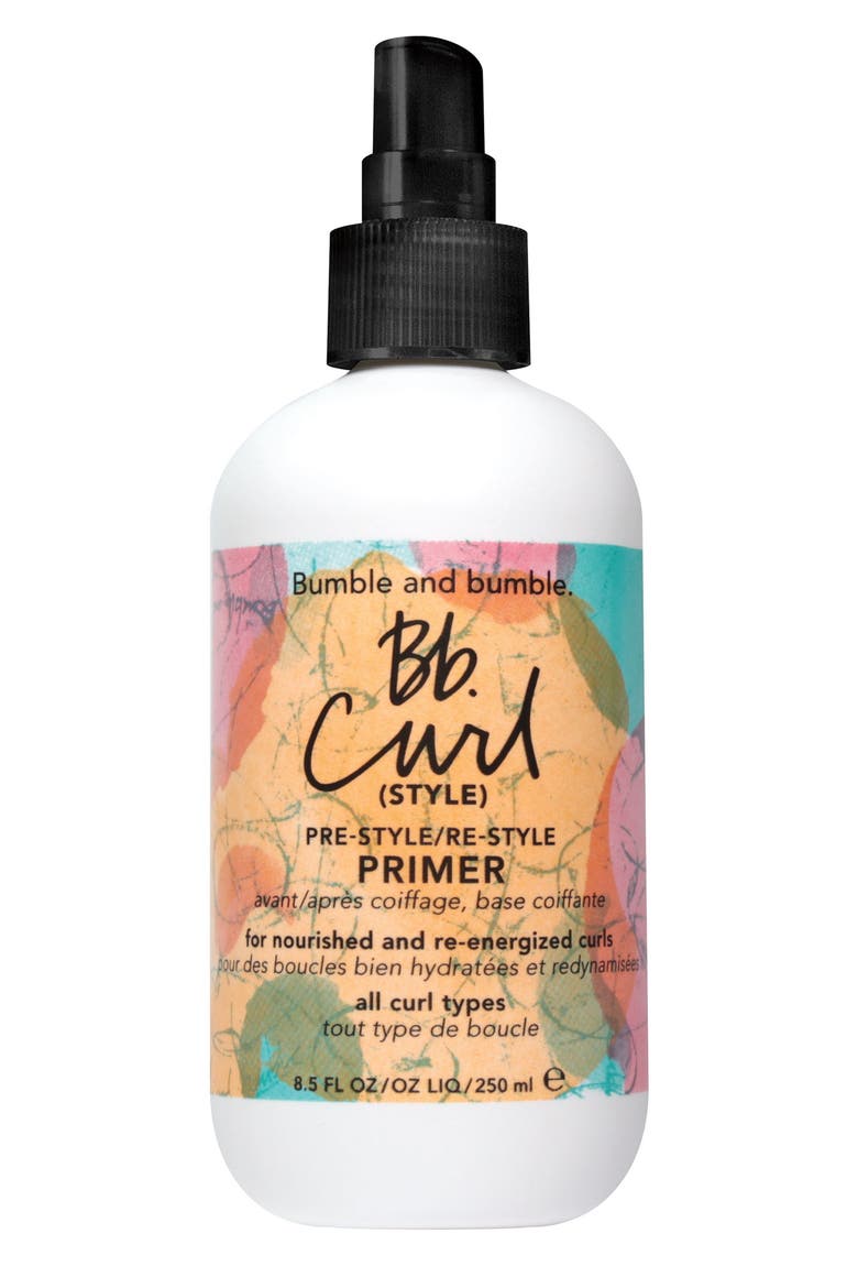 Curl Pre-Style/Re-Style Primer, Main, color, NO COLOR