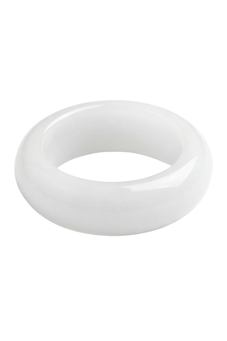 Tee White jade ring, Main, color, White