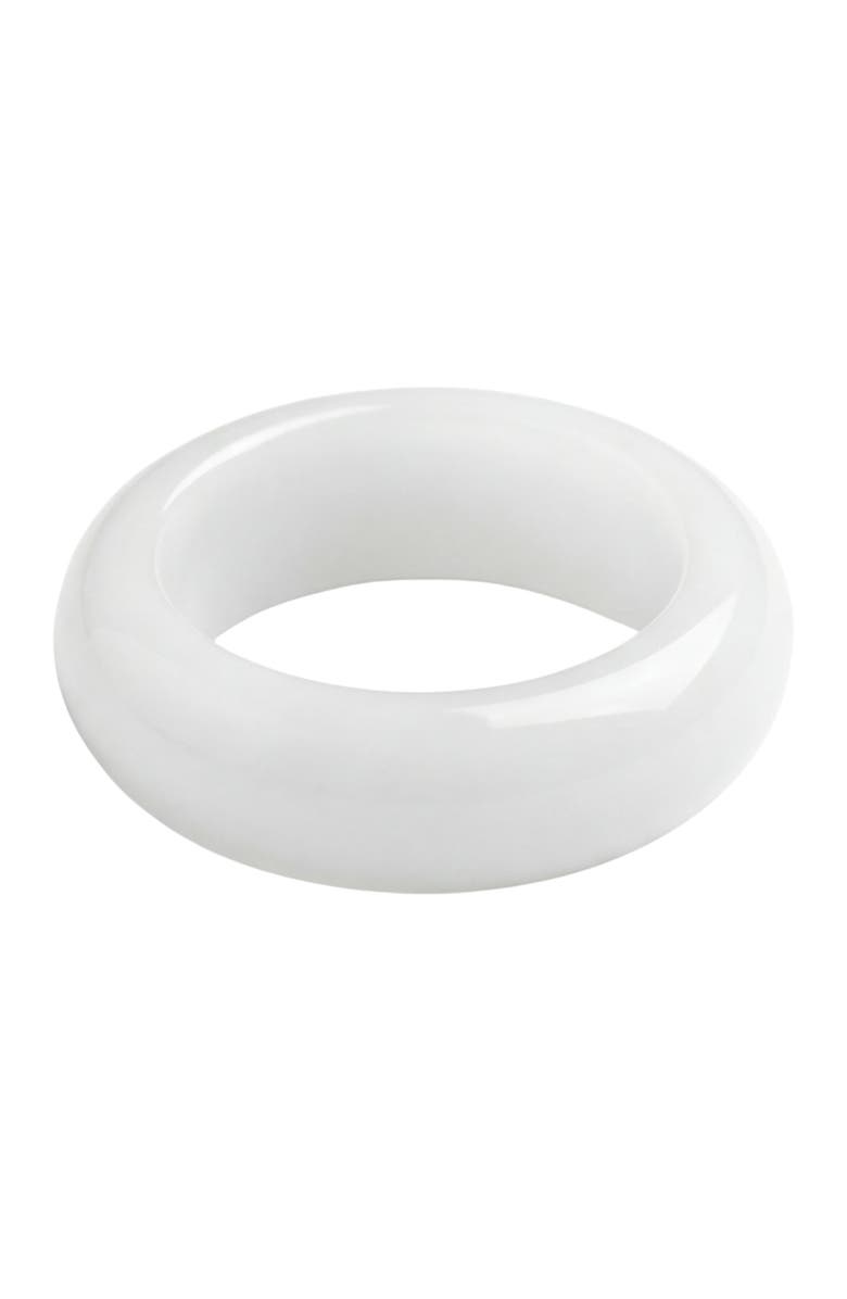 seree Tee White jade ring, Main, color, White
