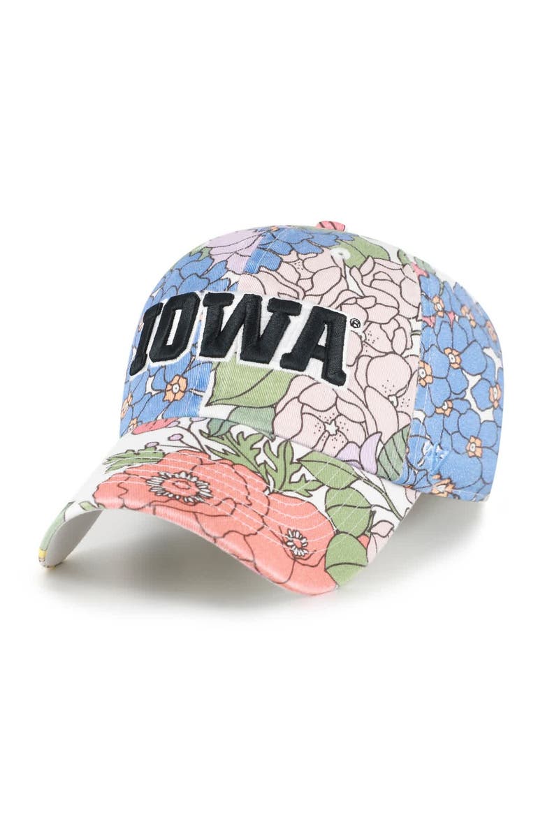 Women's '47  Iowa Hawkeyes Florentina Clean Up Adjustable Hat, Main, color, Green