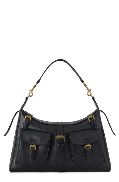 Small Roxanne Leather Shoulder Bag