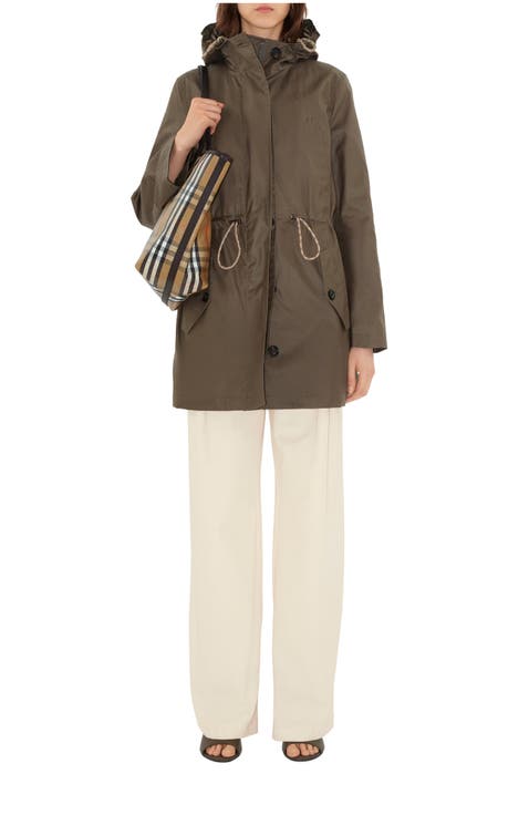 Coated Gabardine Parka