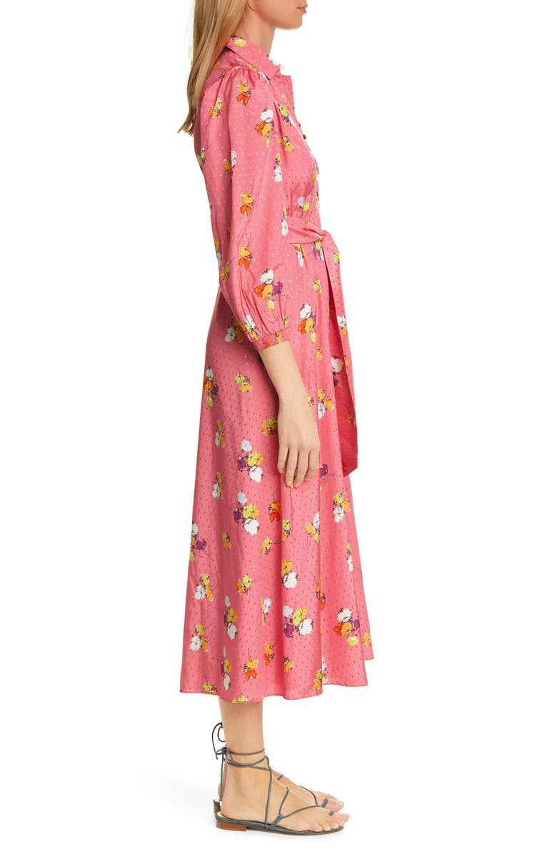 byTiMo Floral Midi Dress, Alternate, color, 