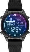 SKECHERS Kentwood Digital Silicone Strap Watch