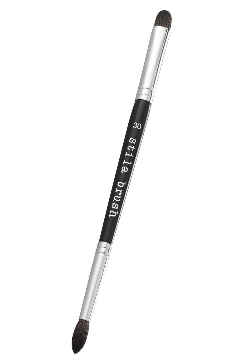 #30 Double-Ended Eyeshadow Brush, Main, color, NO COLOR