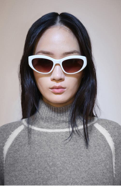 Mango Contrast Detail Turtleneck Sweater In Medium Heather Grey