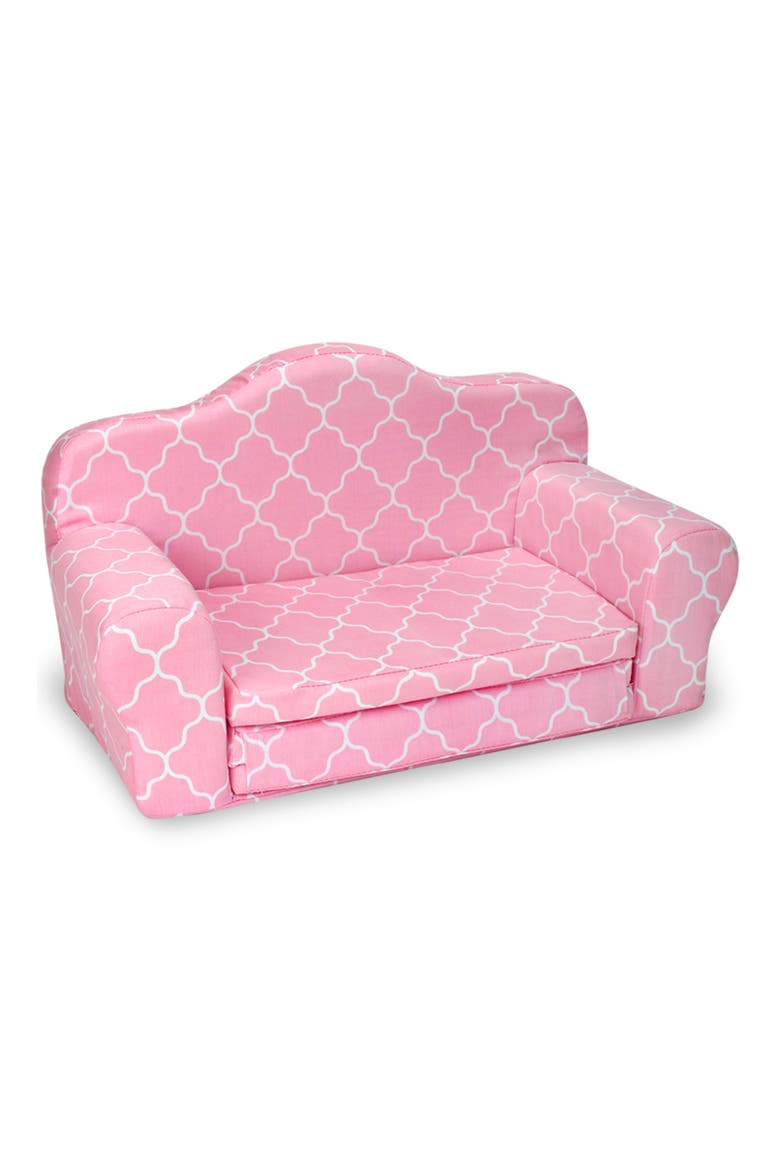 Sophia's 18" Doll Pull-Out Couch, Main, color, PINK