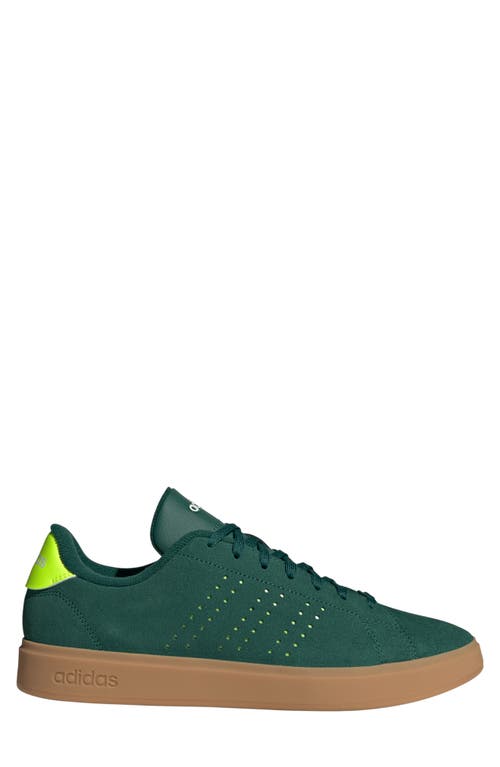 Adidas Originals Adidas Advantage 2.0 Low Top Sneaker In Green/lucid Lemon/off White