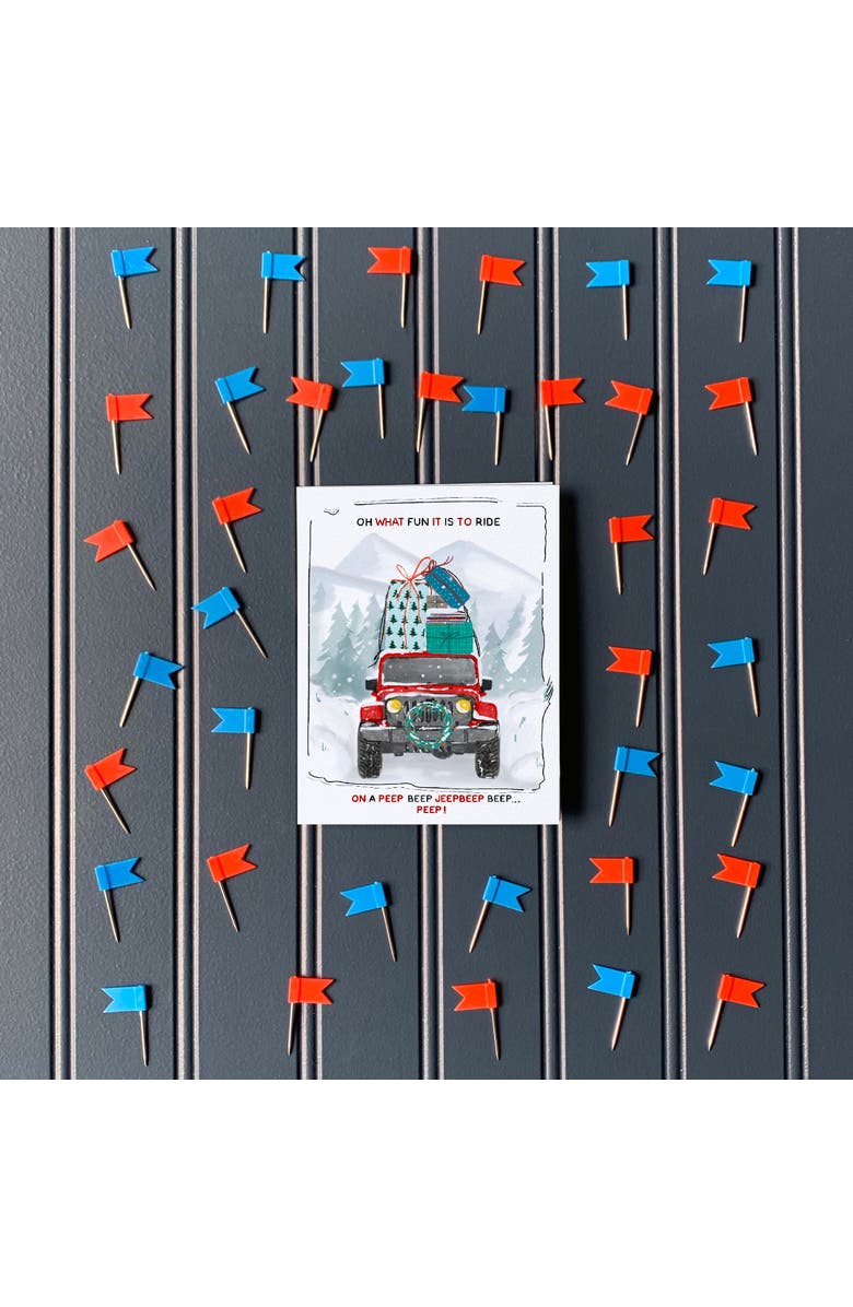 Ramus & Co Winter Jeep, Lamp, Racoon Gift Winter/Holiday/Christmas Greeting Card Pack Sets, Alternate, color, Multi-Pack