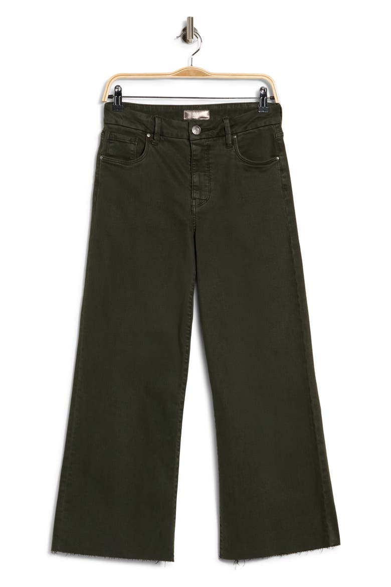 Meg High Rise Fab Ab Wide Leg Jeans, Main, color, SHERWOOD FOREST