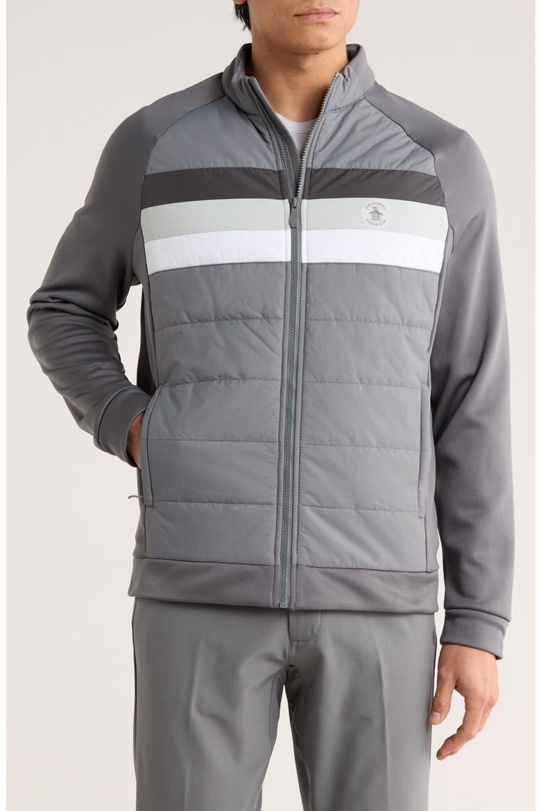 Zip Insulated Jacket, Main, color, QUIET SHADE