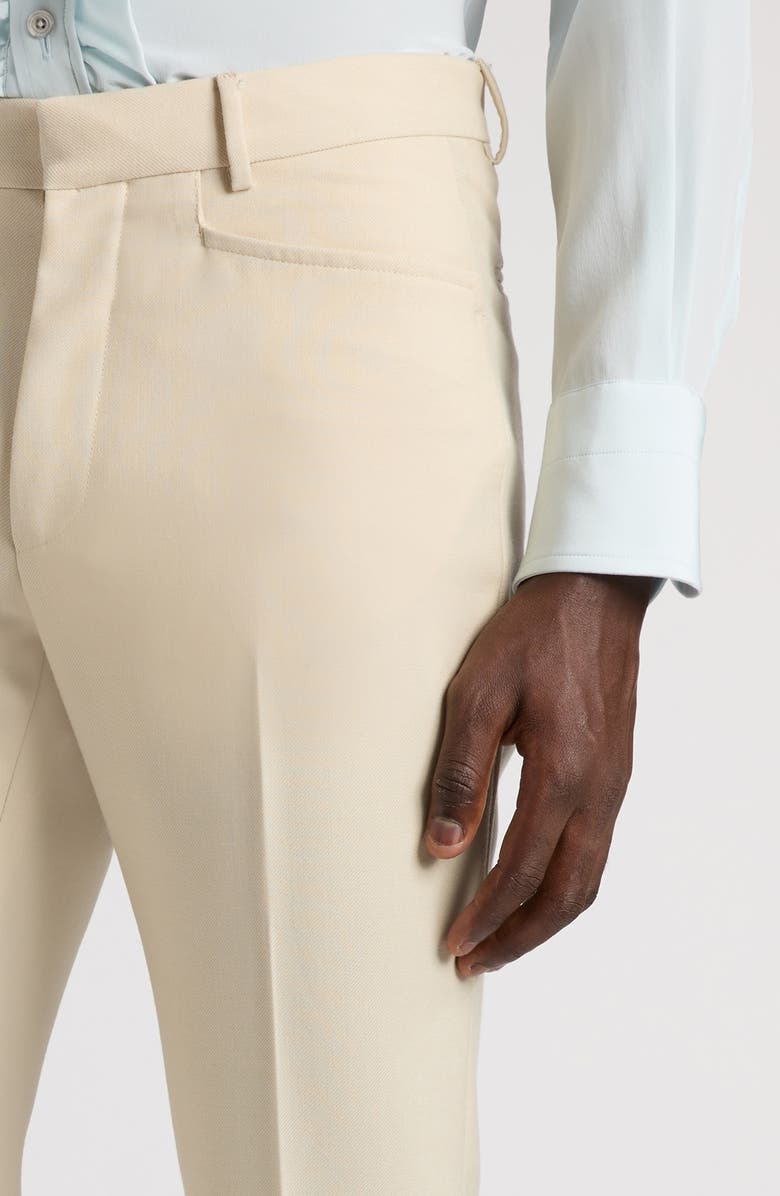 TOM FORD Dyllan Wool Blend Slim Fit Pants, Alternate, color, Aw021 Champagne