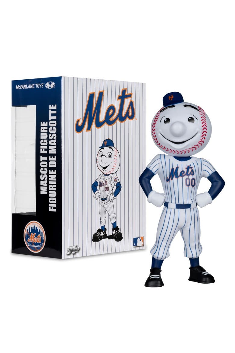 Mr. Met (New York Mets) McFarlane MLB Posed Mascot, Main, color, Multi-Color