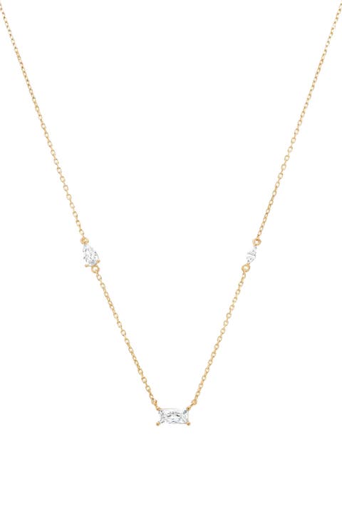 Sterling Silver 18k Gold Plated Tressa Necklace