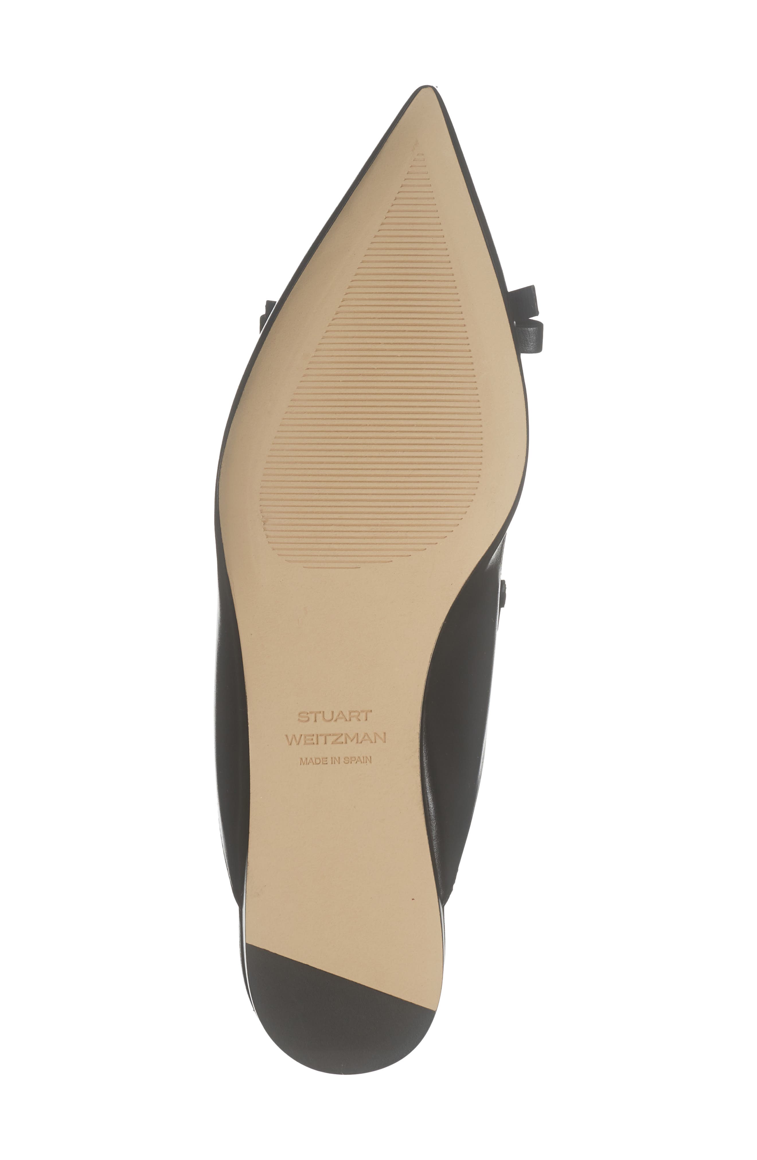 Stuart Weitzman Reese Flat, Alternate, color, Black