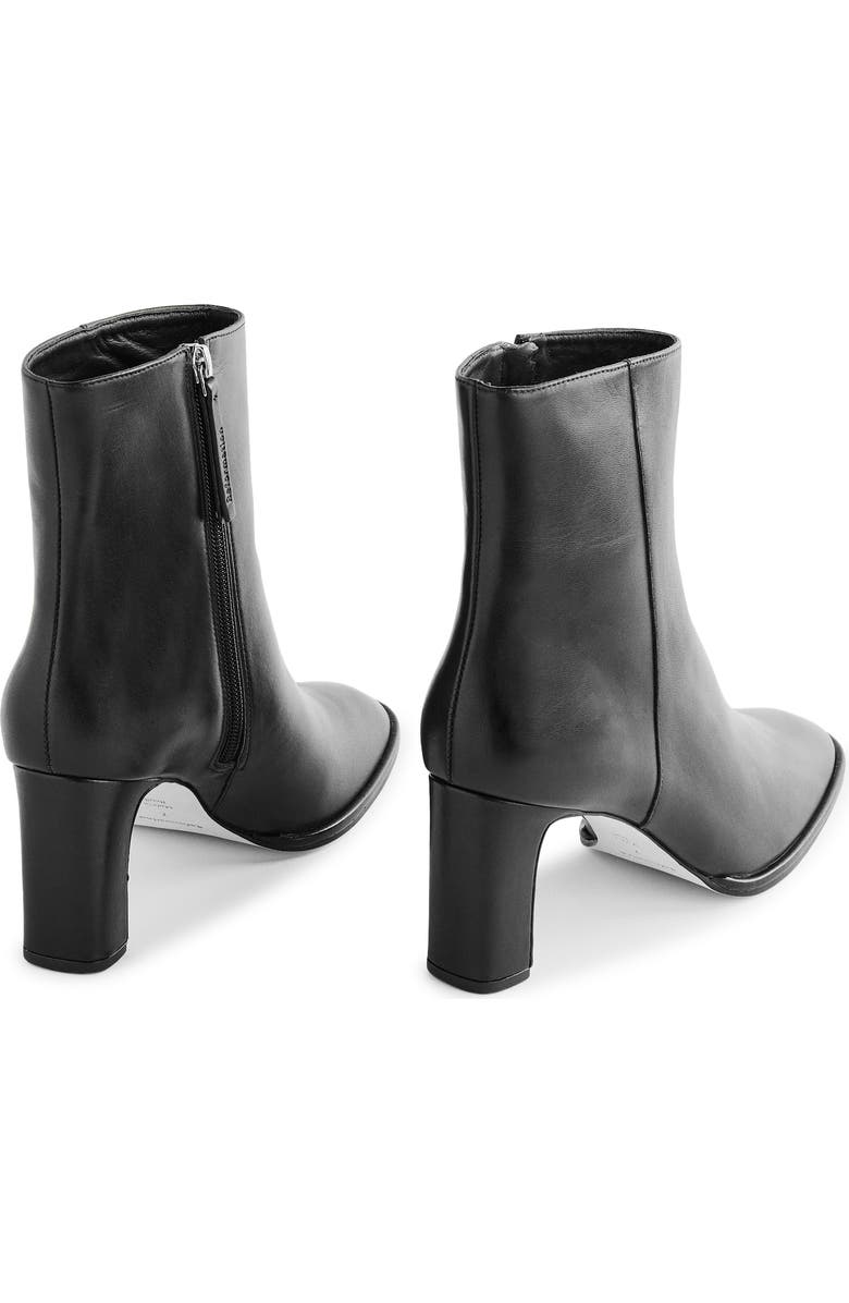 Reformation Gillian Bootie, Alternate, color, Black Leather
