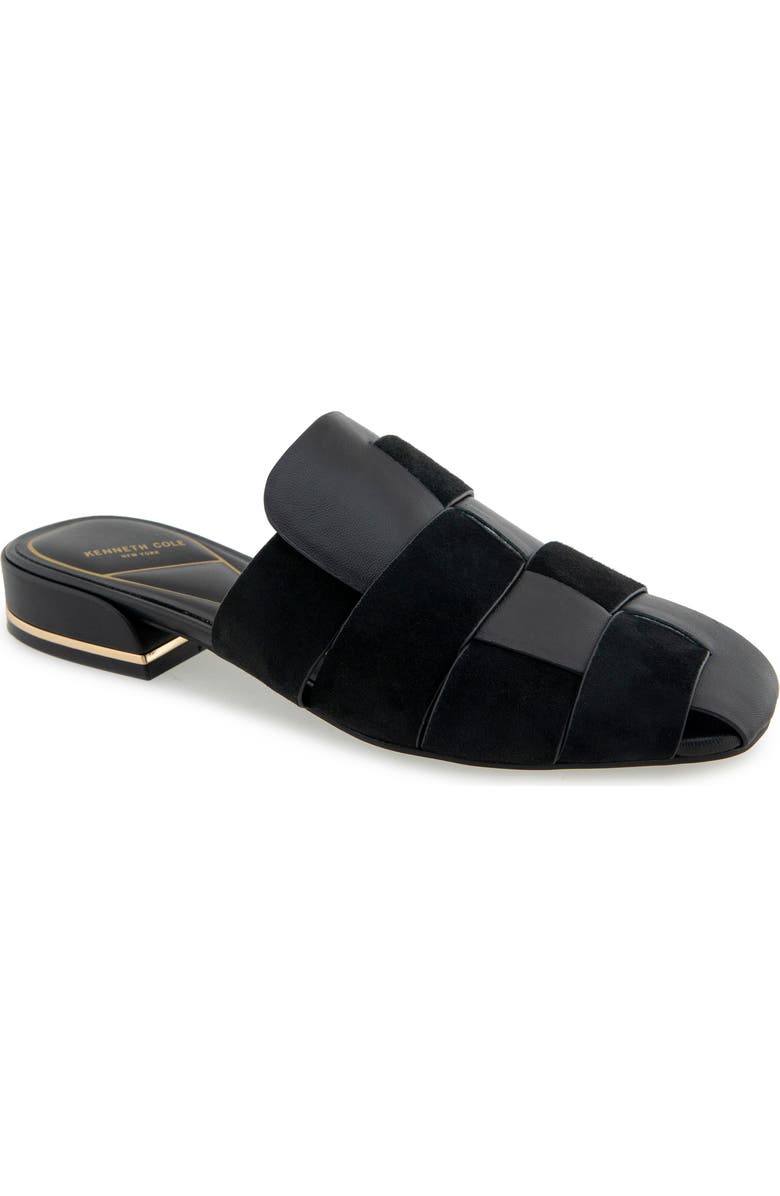 Kenneth Cole Faina Mule, Main, color, Black Leather