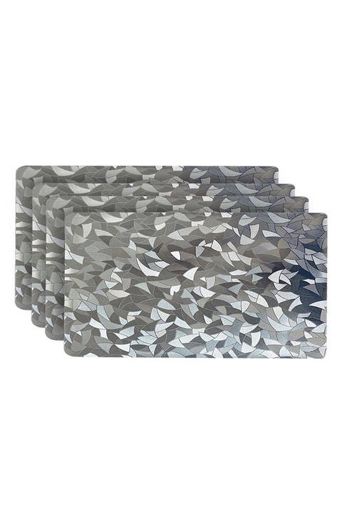 Mirror Print Set of 4 Placemats