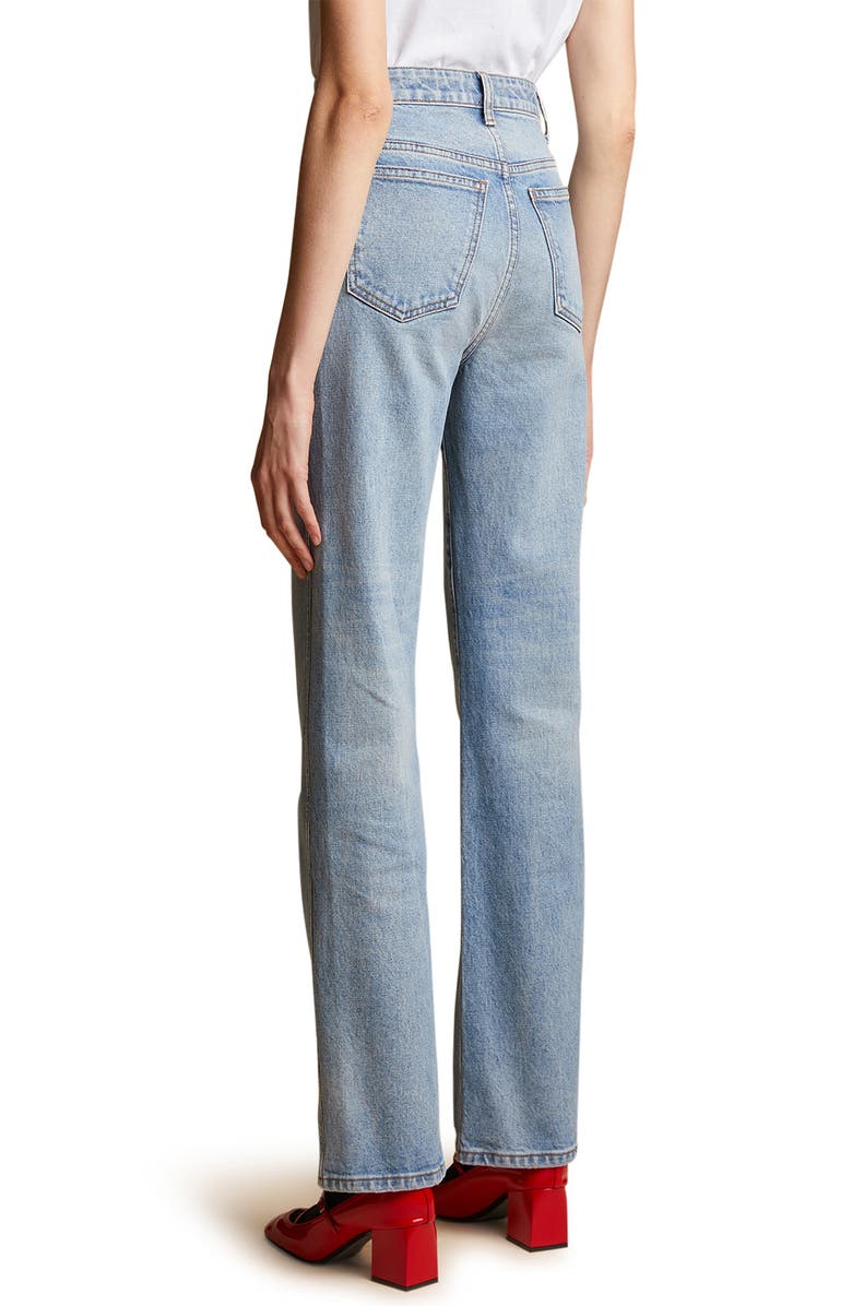 Khaite The Danielle High Waist Straight Leg Jeans, Alternate, color,